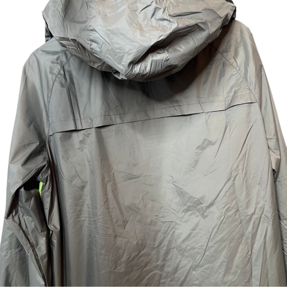 Hengli Dark Green Zip Up Hooded Wind Breaker Rain Jacket Coat - Picture 11 of 16